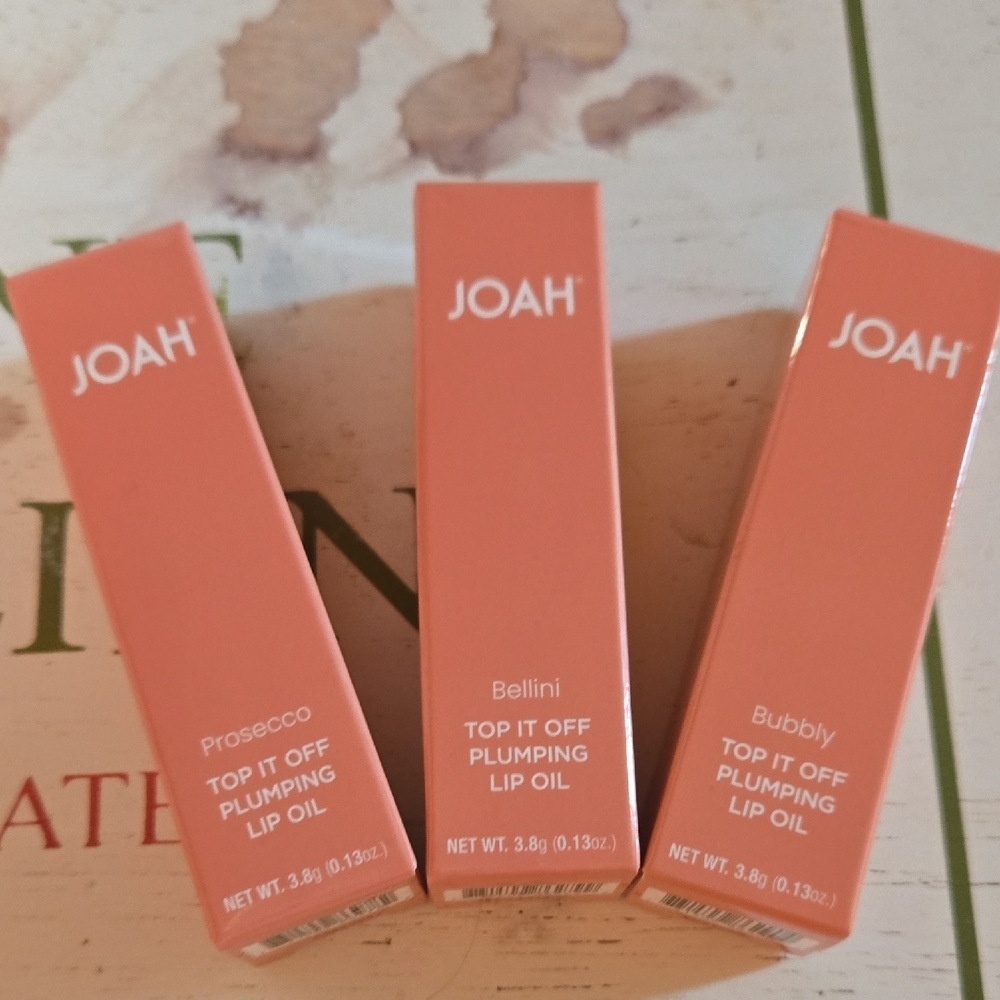 JOAH Top It Off Plumping Lip Oil - Prosecco, Bellini, Bubbly (Pick One)